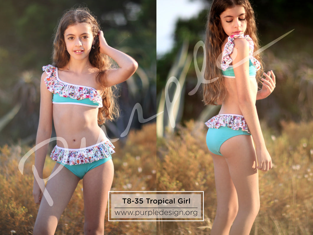 T8-35  Tropical Girl - www.purpledesign.org